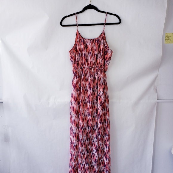 Charming Charlie Womens Maxi Dress Spaghetti Strap lined size small - Picture 5 of 7